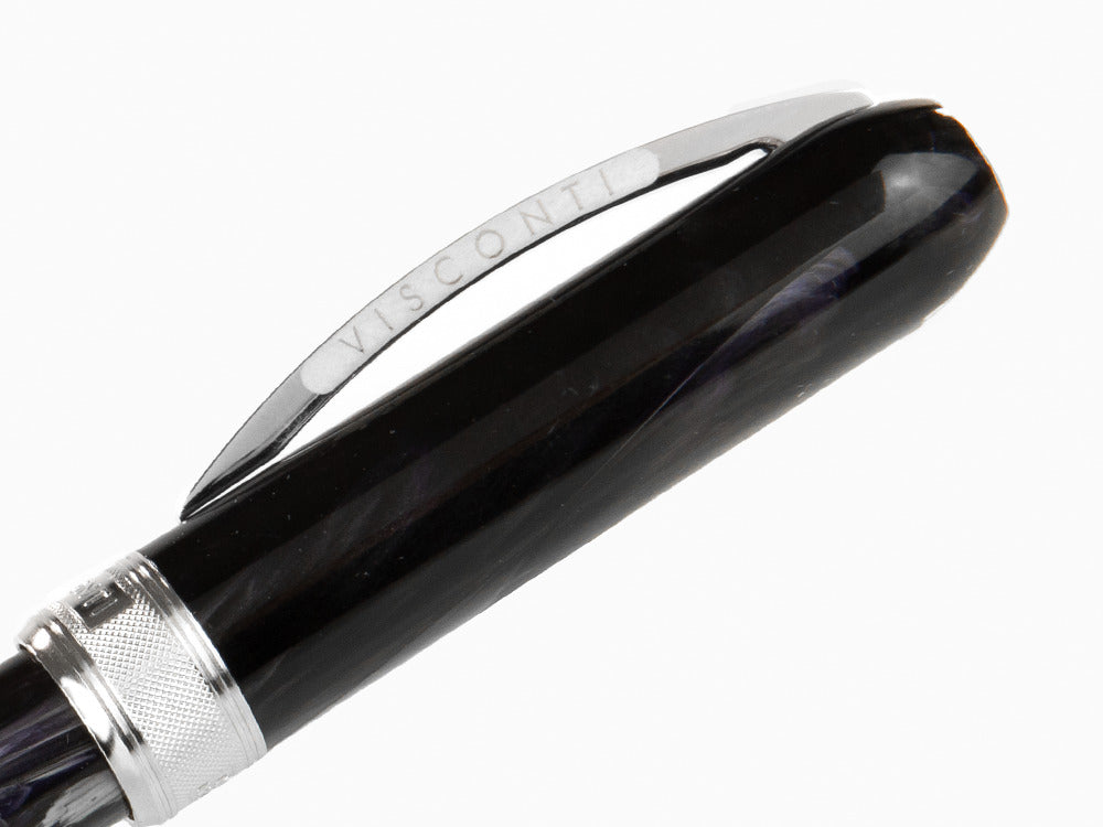 Visconti Rembrandt Fountain Pen, Resin, Palladium, Black, KP10-01-FP
