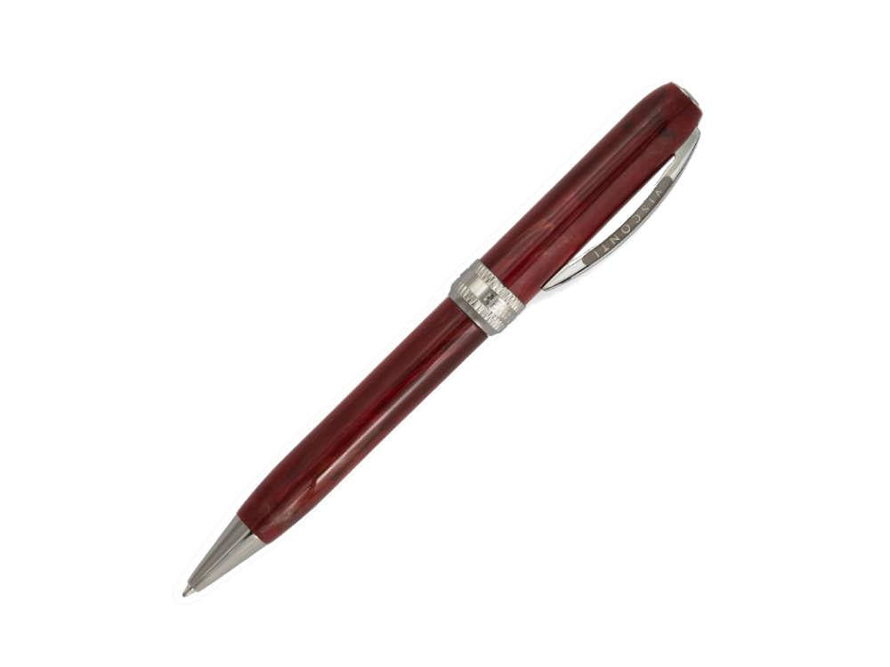 Visconti Rembrandt-S Bordeaux Ballpoint pen, Ruthenium trim, KP10-25-BP