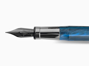 Visconti Rembrandt-S Blue Fountain Pen, Acrylic Resin, KP10-26-FP