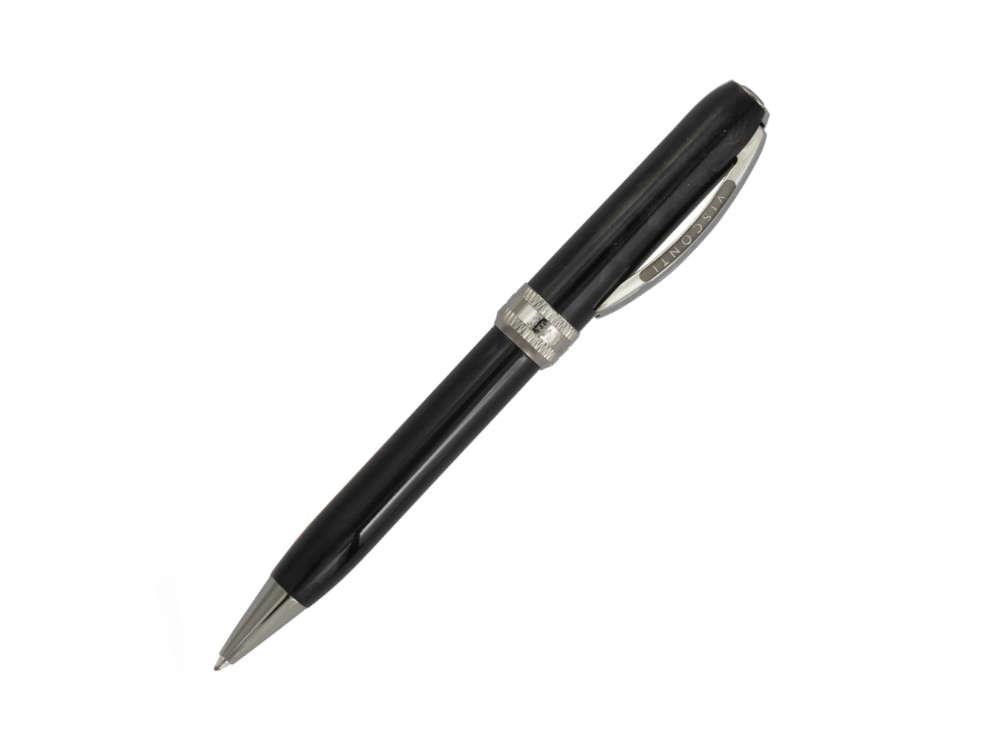 Visconti Rembrandt-S Black Ballpoint pen, Ruthenium trim, KP10-27-BP