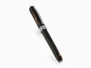 Visconti Rembrandt-S Black Rollerball pen, Resin, Ruthenium trim, KP10-27-RB