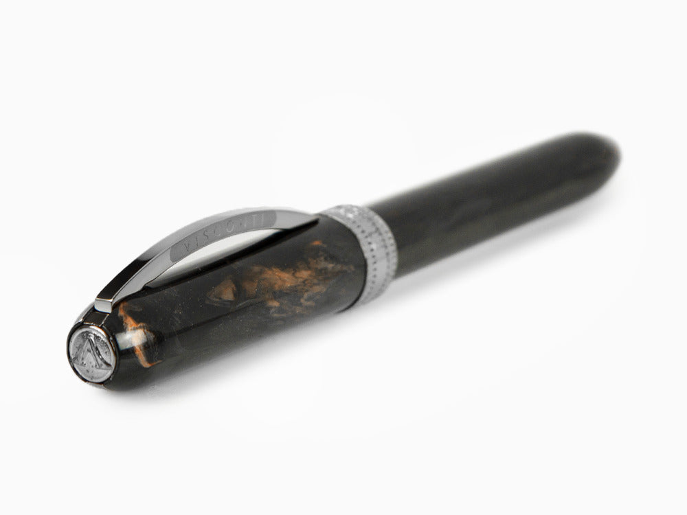 Visconti Rembrandt-S Black Rollerball pen, Resin, Ruthenium trim, KP10-27-RB