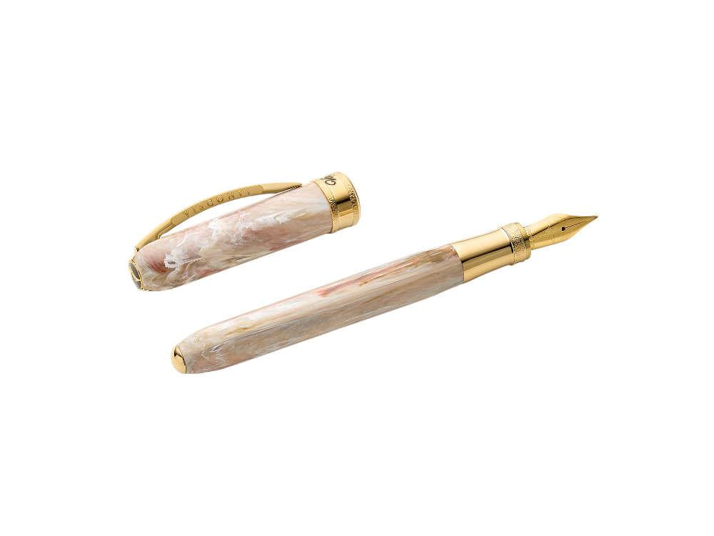 Visconti Comedia Virgilio Fountain Pen, Pink, Gold plated, KP10-53-FP