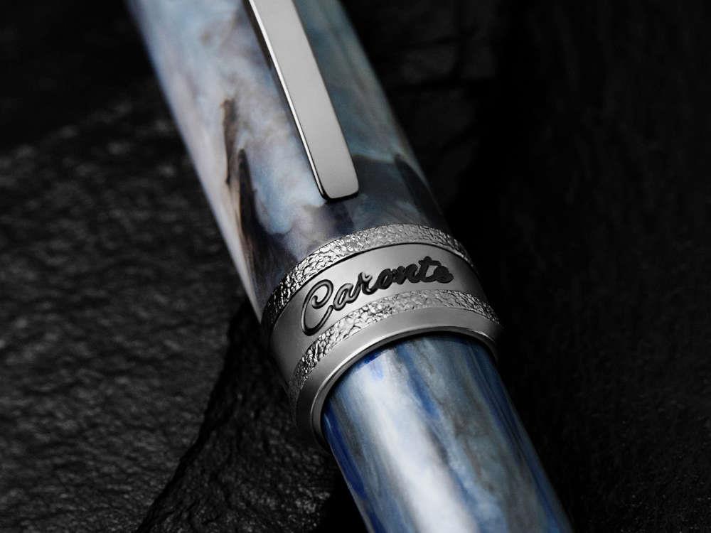 Visconti Comedia Caronte Ballpoint pen, Blue, Ruthenium trim, KP10-54-BP