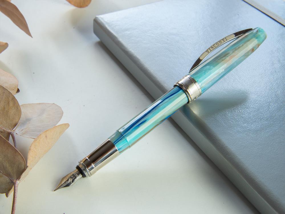 Visconti Van Gogh Portrait in Blu Fountain Pen, Resin, KP12-01-FP