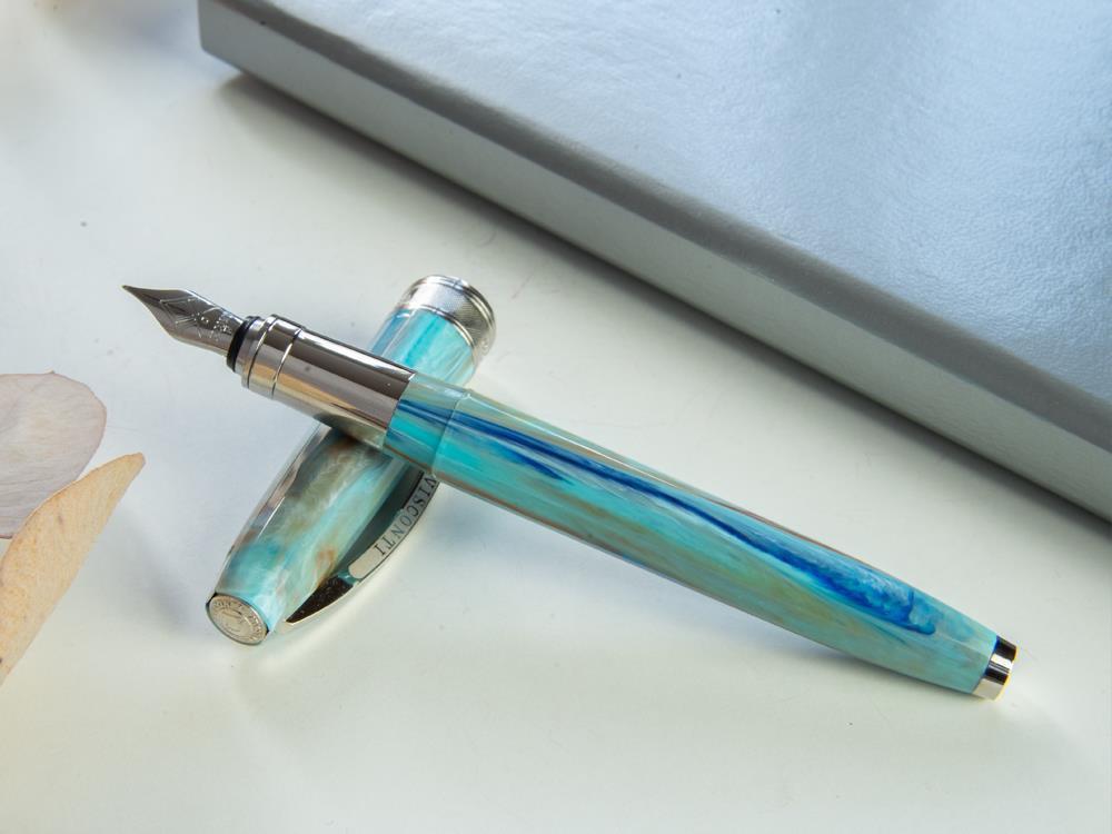 Visconti Van Gogh Portrait in Blu Fountain Pen, Resin, KP12-01-FP