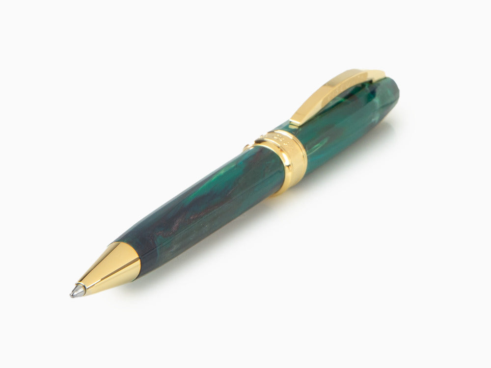 Set Visconti Van Gogh The Novel Reader Ballpoint pen, Resin, Green, KP12-20-BP