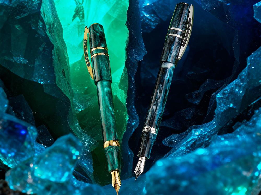 Visconti HS Dark Emerald Fountain Pen, Limited Edition, KP15-52-FP