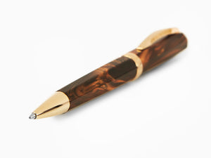 Visconti Medici Ballpoint pen, Acrylic Resin, Rose Gold PVD, KP17-04-BP