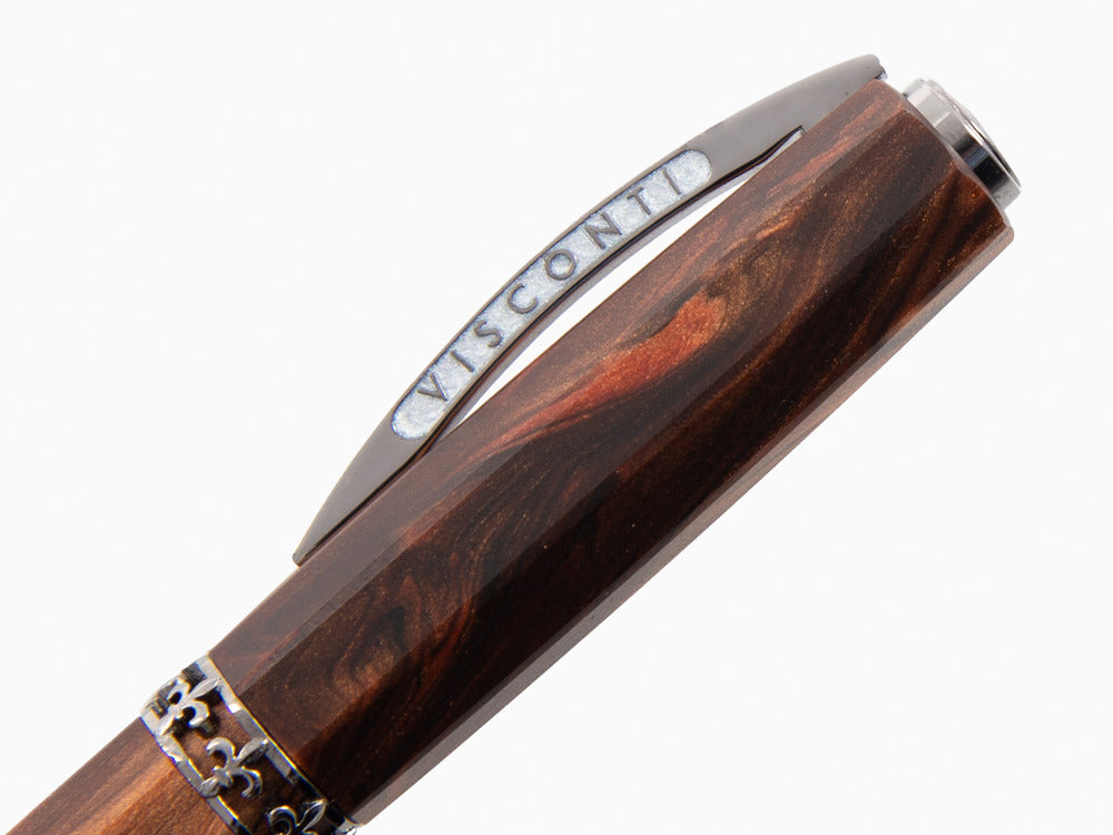 Visconti Medici Ballpoint pen, Acrosilk, Ruthenium trim, KP17-40-01-BP