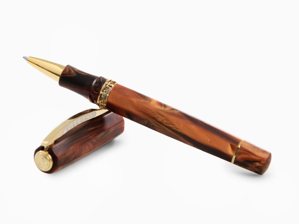 Visconti Medici Rollerball pen, Resin, Gold plated, KP17-40-02-RB
