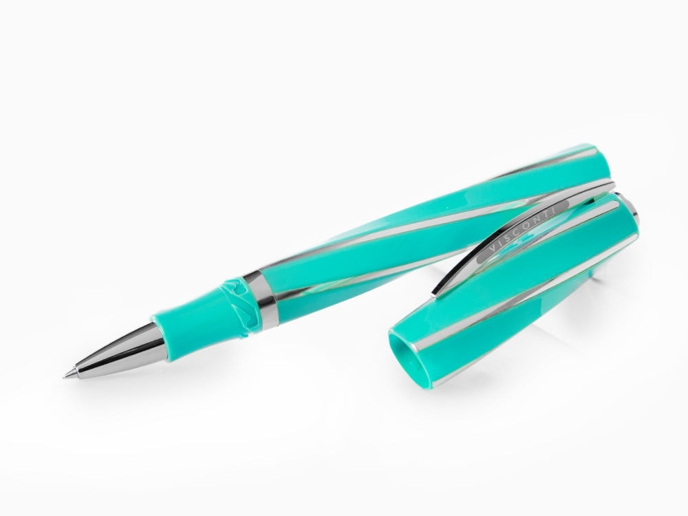 Visconti Divina Elegance Wave Rollerball pen, Acrylic, Palladium