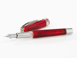 Visconti Opera Demo Red Velvet Fountain Pen, Acrylic Resin, KP32-03-FP