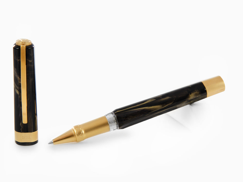 Visconti Opera Gold Rollerball pen, Acrylic Resin, Black, KP42-03-RB