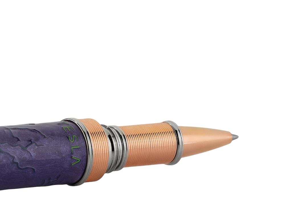 Visconti Tesla Rollerball pen, Resin, Blue, Limited Edition, KP63-01-RB