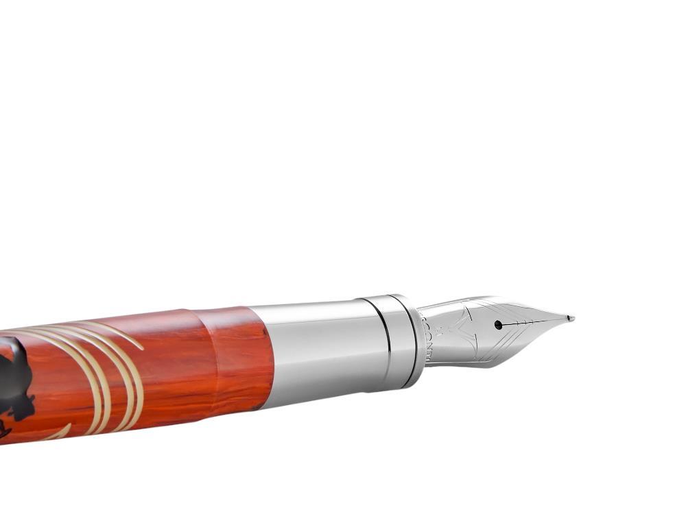 Hitchcock Vertigo Hitchcock Fountain Pen, Palladium, KP64-02-FP