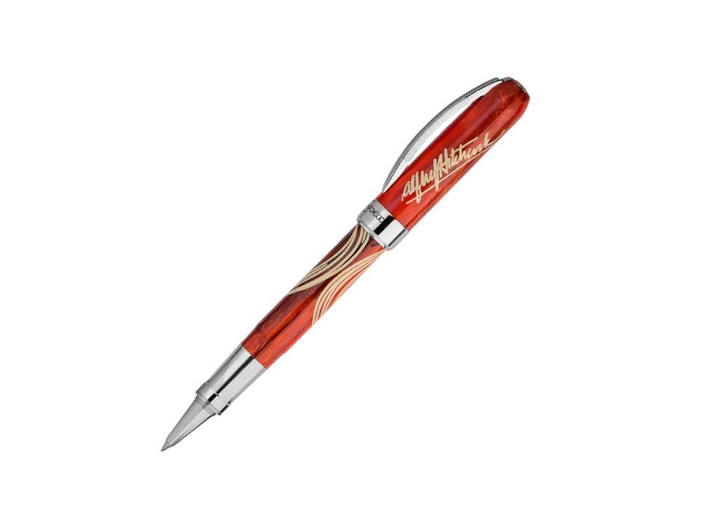 Vertigo Hitchcock Rollerball pen, Acrylic, Orange, Palladium, KP64-02-RB