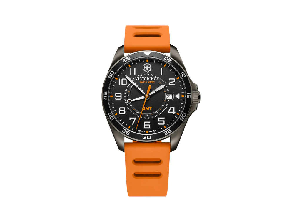Victorinox Fieldforce Sport GMT Quartz Watch, Black, 42 mm, V241897