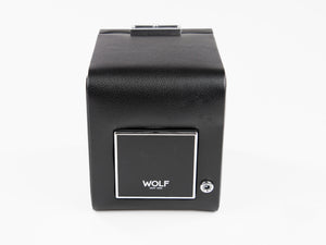 WOLF Roadster Watch winder, 1 Watch, Black, Vegan Leather, 457056