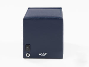 WOLF Cub Watch winder, 1 Watch, Blue, Vegan Leather, 461117