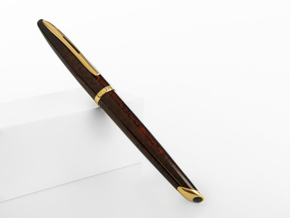 Waterman Carène Marine Amber Fountain Pen, Lacquer, Gold trim, S0700880