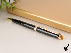 Waterman Ballpoint Pen Hémisphère Black Lacquer & Gold, S0920670