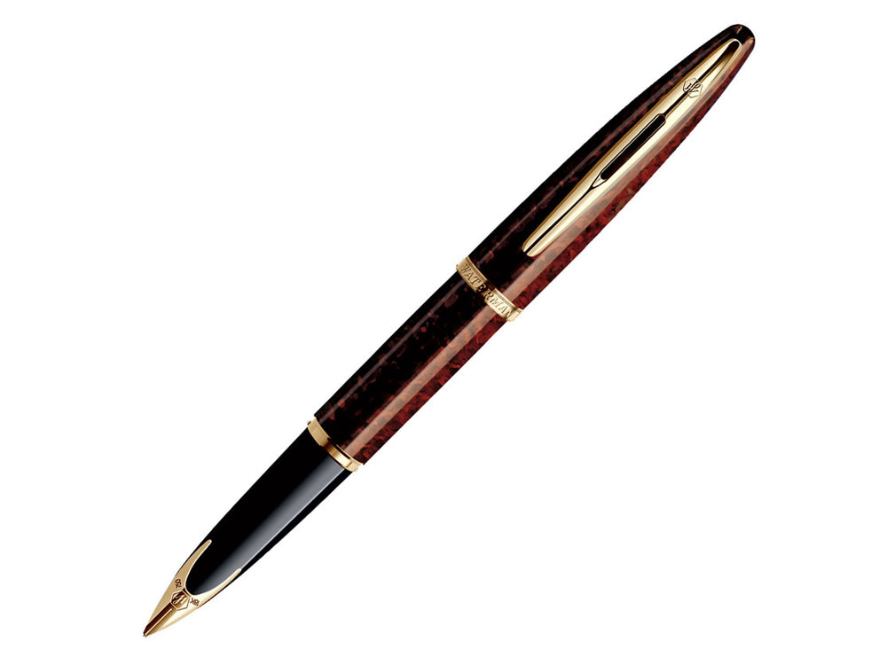 Waterman Carène Marine Amber Fountain Pen, Lacquer, Gold trim, S0700880