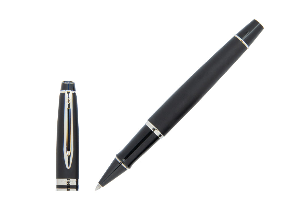 Waterman Expert Rollerball pen, Lacquer, Chrome trim, Matt Black, S0951880