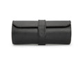 WOLF Blake Watch roll, 3 watches, Black, Leather, 305002