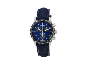 Zeppelin Night Cruise Quartz Watch, Blue, 42 mm, Chronograph, Day, 7288-3
