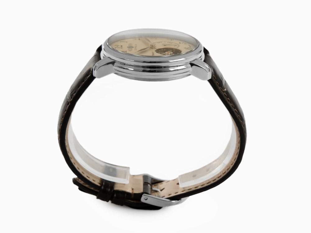 Zeppelin LZ 127 Graf Zeppelin Automatic Watch, Beige, 40 mm, 7666-5