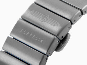 Zeppelin 100 Years Zeppelin Ed. 1 Quartz Watch, Black, 42 mm, Day, 7680M-2