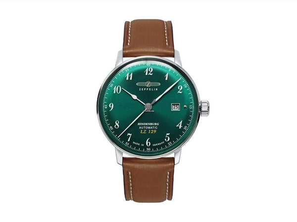 その他 Brandenburg Zeppelin LZ 129 Hindenburg Automatic Watch, Green, 40 mm, Day