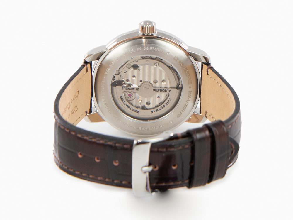 Zeppelin LZ 120 Bodensee Automatic Watch, Green, 40mm, Leather strap, 8166-4