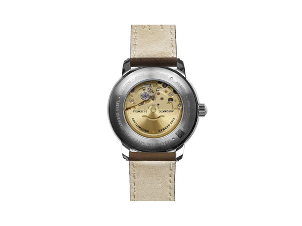 Zeppelin Atlantic Automatic Watch, Green, 40 mm, Leather strap