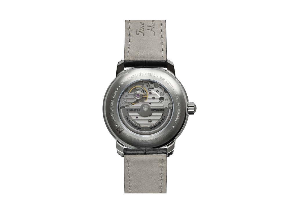 Zeppelin Friedrichshafen Open Heart Automatic Watch, Silver, 40 mm, 8566-4