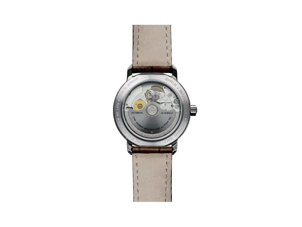 Zeppelin Friedrichshafen Ladies Automatic Watch, Green, 36 mm, 8567-2