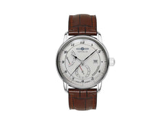 Zeppelin Friedrichshafen Automatic Watch, White, 42 mm, Day, 8590