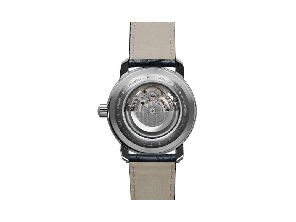 Zeppelin Captain Line Automatic Watch, Blue, 42 mm, Leather strap, 8626-3