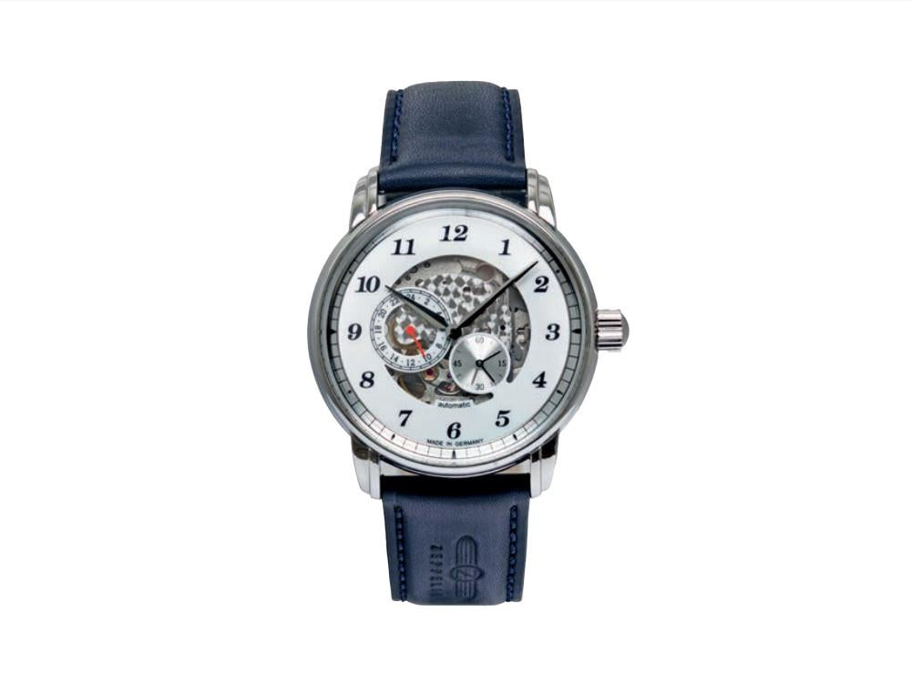 Zeppelin Captain Line Automatic Watch, White, 42 mm, 8658-3