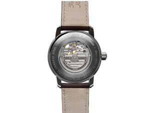 Zeppelin Captain Line Automatic Watch, Beige, 43 mm, Leather strap, 8664-5