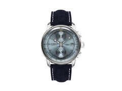 Zeppelin 100 Years Zeppelin Ed. 1 Quartz Watch, Blue, 42 mm, Day