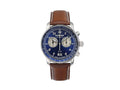 Zeppelin LZ 127 Graf Zeppelin Quartz Watch, Blue, 40 mm, Day, 8684-3