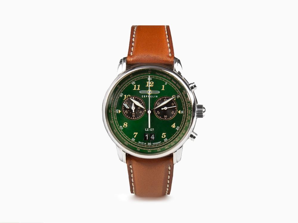 Zeppelin Montre Pour Homme Quartz Chronographe 8888MB-2 Avec Bracelet En Métal e Zeppelin Montre Pour Homme Quartz Chronographe 8888MB-2 Avec Bracelet En Métal e
