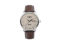 Zeppelin Atlantic Automatic Watch, Beige, 41 mm, Day and date, Leather, 8466-5