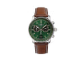 Zeppelin LZ 127 Graf Zeppelin Quartz Watch, Green, 40 mm, Chronograph, 8684-4