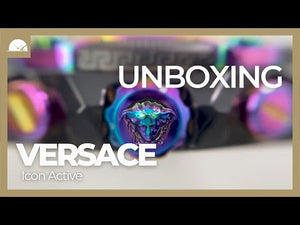 Versace Icon Active Quartz Watch, Polycarbonate, Black, 44 mm,  VEZ701022