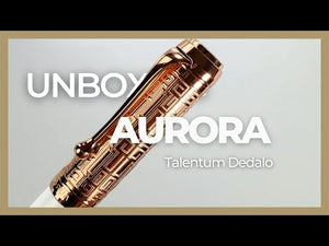 Aurora Talentum Dedalo Fountain Pen, Rose Gold PVD, Limit Edit, D11-PDW