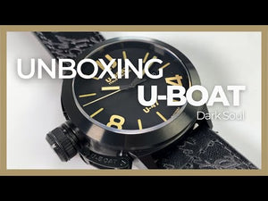 U-Boat Classico U-47 Dark Soul Automatic Watch, 47 mm, Leather strap, 9160