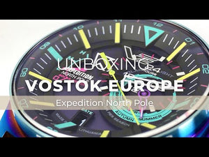 Vostok Europe Expedition North Pole Polar Light Quartz Watch, Blue, VS57-595D737